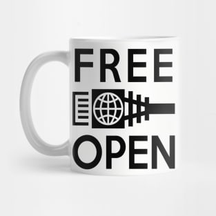 Free and Open Internet Mug